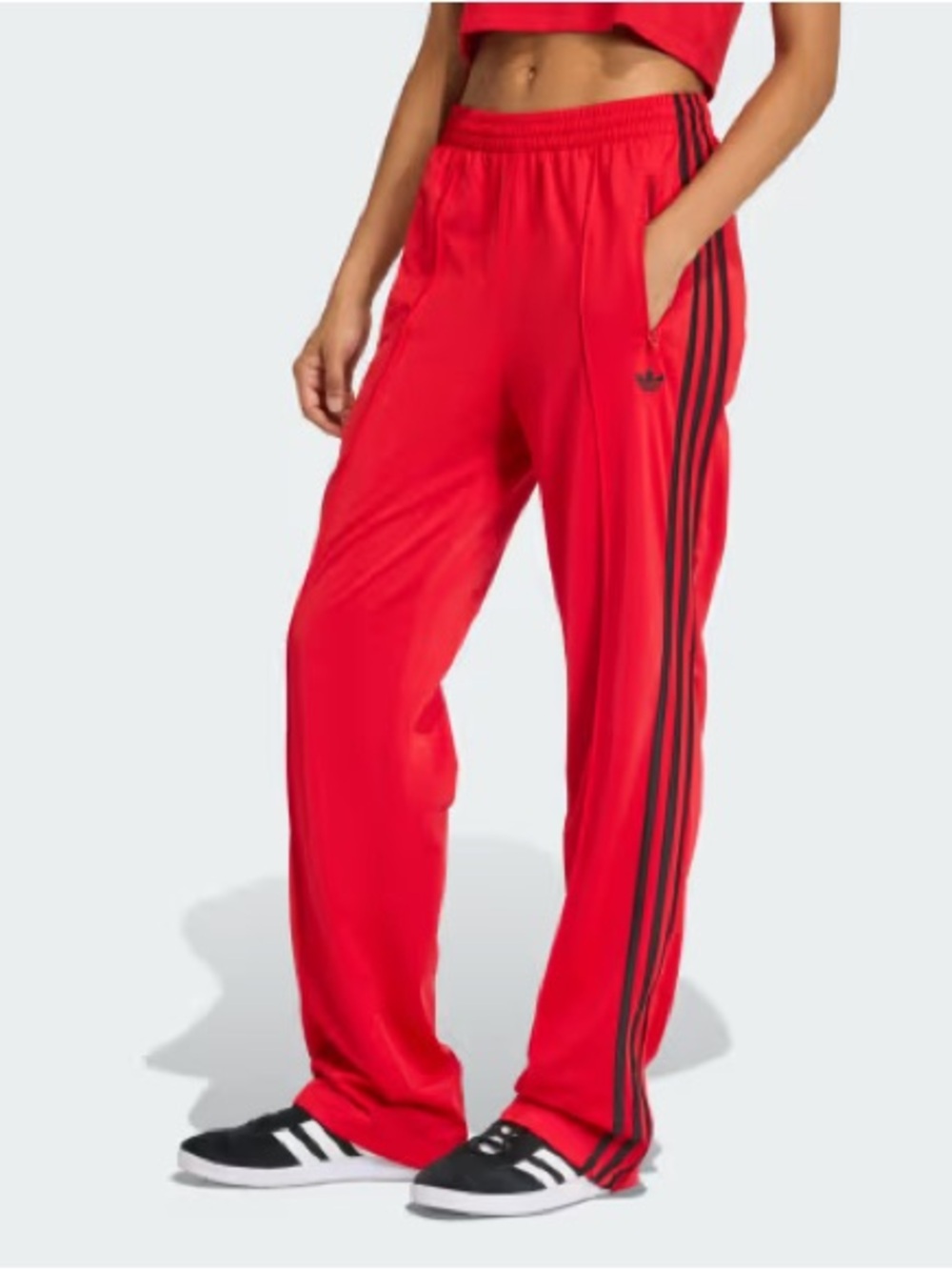 ADIDAS ORIGINALS Firebird CLASSIC TRACK PANTS Red